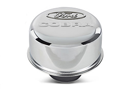 FORD COBRA LOGO AIR BREATHER CAP:CHROME