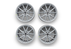 MUSTANG 19"X9.5" &amp; 19"X10" WHEEL KIT BATTLESHIP GREY