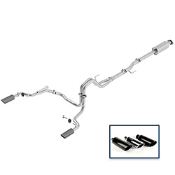 2015-2020 F-150 2.7L, 3.5L & 5.0L CAT-BACK EXTREME EXHAUST SYSTEM - REAR EXIT, CARBON FIBER TIPS