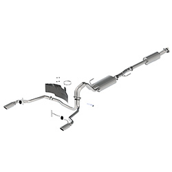 2021-2025 F-150 TOURING EXHAUST - CHROME - REAR EXIT