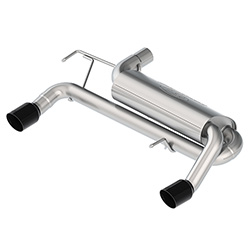 2021-2025 BRONCO 2.3L SPORT TUNED AXLE-BACK EXHAUST - BLACK CHROME TIPS