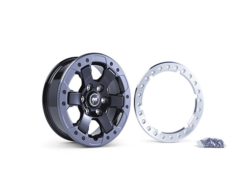2021-2024 BRONCO 17" X 8.0" BADLANDS BEADLOCK WHEEL KIT