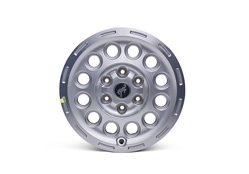 BRONCO 17" X 8" WHEEL KIT - SILVER