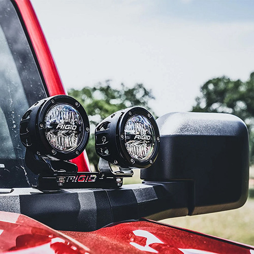 2021-2025 BRONCO DUAL MIRROR MOUNTED OFF-ROAD LIGHTS