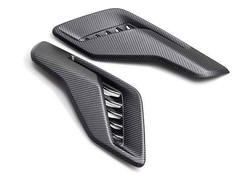 2021-2025 F-150 RAPTOR CARBON FIBER FENDER VENT SET - MATTE