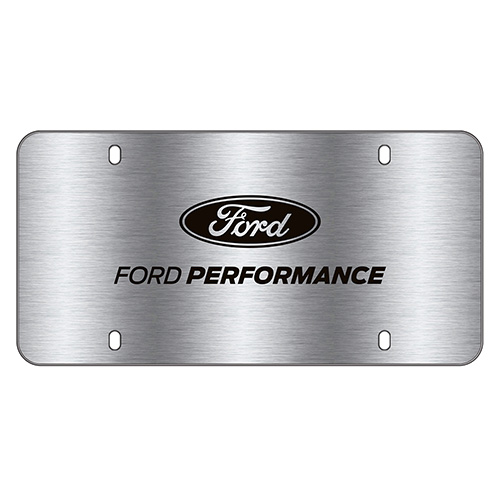 FORD PERFORMANCE STAINLESS STEEL MARQUE PLATE