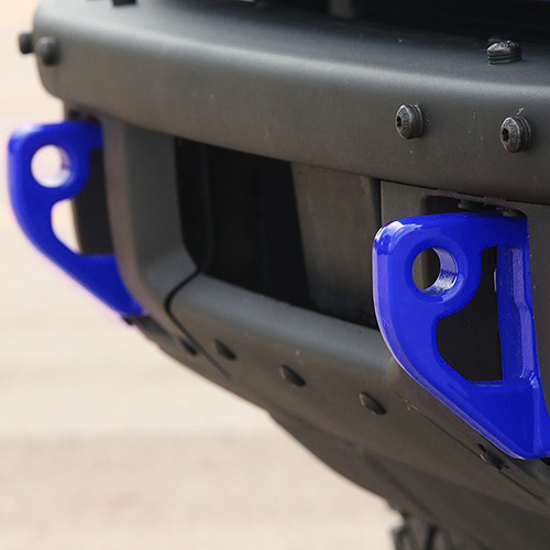 2021-2025 BRONCO TOW HOOKS-PAIR-BLUE