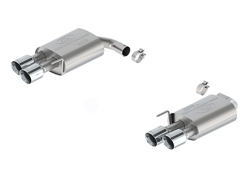 MUSTANG 2.3L TOURING NON-ACTIVE AXLE-BACK W/ GT VALANCE - CHROME TIP