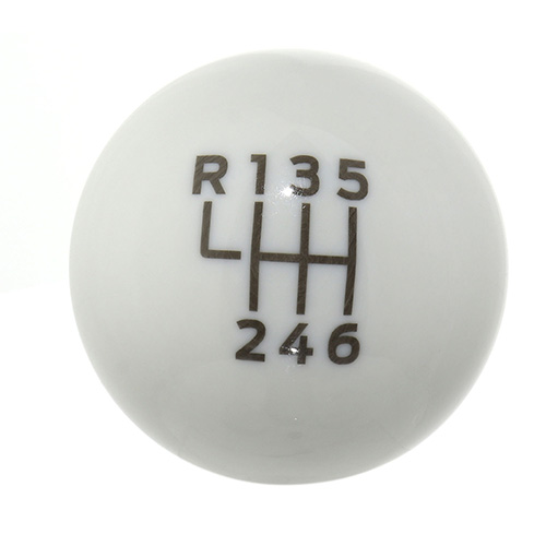 2015-2025 MUSTANG BULLITT™ WHITE SHIFT KNOB