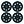 2005-2022 SUPER DUTY 18" X 8" MATTE BLACK WHEEL KIT
