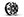 2019-2025 RANGER 18" BLACK MACHINED FACE WHEEL KIT